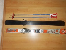 Kinderski 110 cm Völkl Racetiger+Stöcke,kein Rost !
