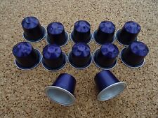 12 x LEERE Nespresso Kapseln ARPEGGIO Violett Lila Basteln Schmuck Aluminium