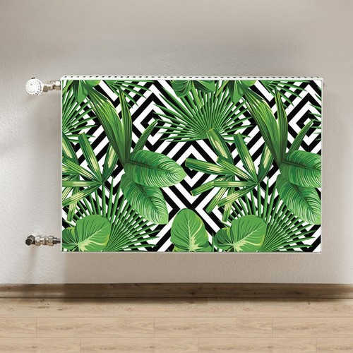 Geometrisch blätter 90x60 - blätter,