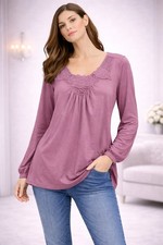 Langarmshirt 50 altrosa - langarmshirt, gr.