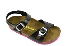 Birkenstock Sandalen Rio Kids 1008095 Hologram Silver Silber, schmale Weite