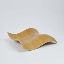 Vintage Holzschale - wellig -