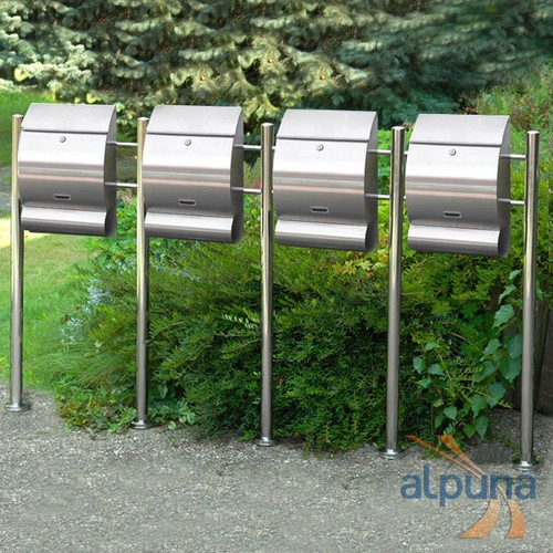 Vierer standbriefkasten 4er - vierer-standbriefkasten,