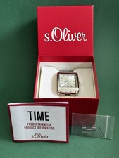 Armbanduhr S.Oliver Selection mit Datum | Edelstahl | Inkl. Box, Ersatzglied