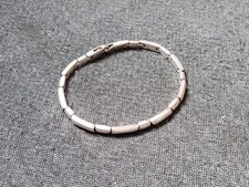 massives Glieder-Armband - Silber 925, Vintage, Retro, alt, edel, schwer, Alltag