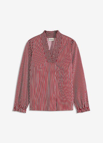 Bluse mit streifen - bluse, gr