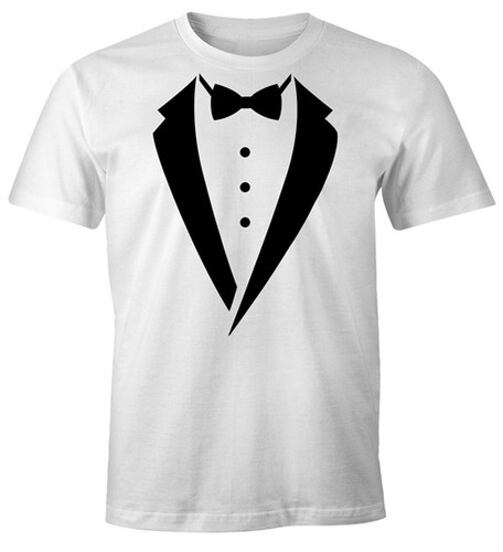 Anzug shirt smoking - anzug, t-shirt