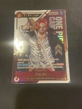 Serialized Shanks English Version 0134 Op01-120 Tournament Promo One Piece TCG