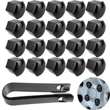 Radschrauben Kappen SW17 Muttern Ø 17 mm schwarz Radmutternkappen Abdeckung Cap
