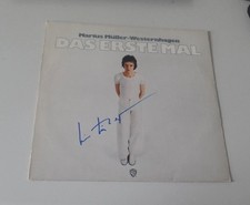 WESTERNHAGEN , original signed Vinyl/LP *Das erste Mal* + LP  --- Sale