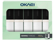 OKAEI Nähgarn Set Schwarz