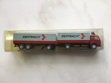 Wiking Modellauto LKW MB Hängerzug Zeitfracht 1:87