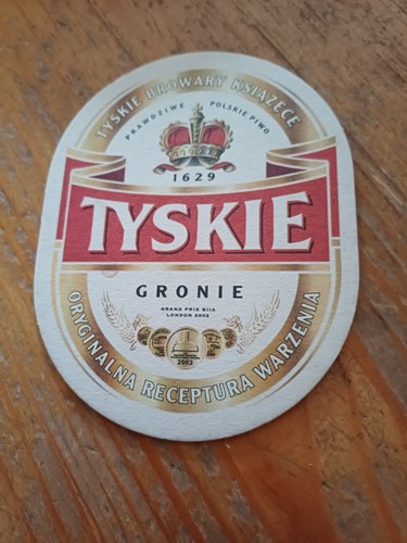 Bierdeckel tyskie text - ,