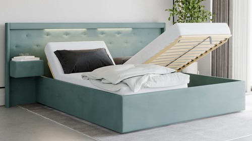 Paara polsterbett mit - paara,