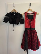 Dirndl mit Bluse, Größe 36
