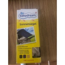 Babydream Sonnensegel für Kinderwagen marine UV-Schutz neuwertig Schutz Kind