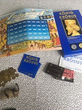 König Krosus Brettspiel Deutsch 1978 kaum benutzt Vintage Geld Münzen Spiel