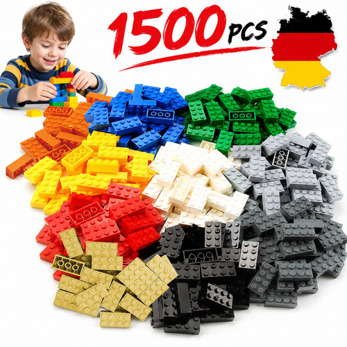 1500 stücke grundbausteine - 1500,