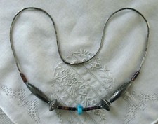 SILBERNES COLLIER -  TÜRKIS -