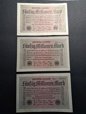 Fünfzig 50 Millionen Mark 109