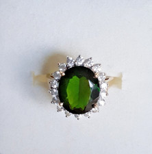 Russischer Diopsid-Goldring