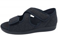 OrtoMed Klettsandale Grau