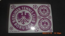 Tennis Borussia Berlin   Aufkleber Sticker Set - 3 Logos Bundesliga Fussball