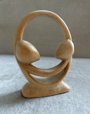 Holzstatue Liebende Höhe ca. 10cm
