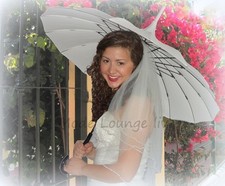 Hochzeit Schirm Regen Pagoda Cécile ecru umbrella rain creme Von Lilienfeld 