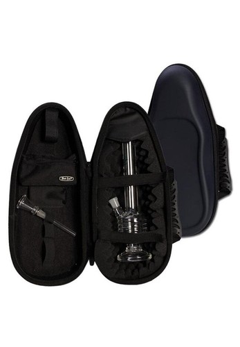 Black leaf hard case bong - black,