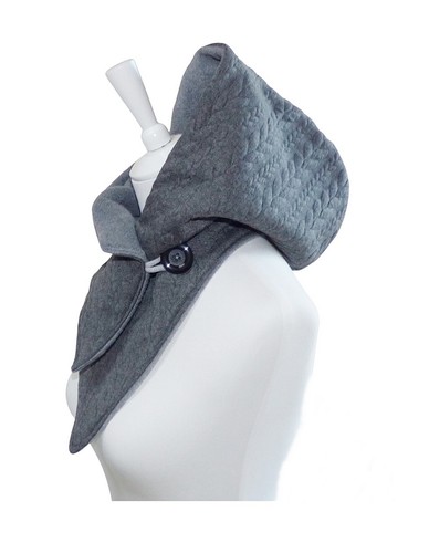 Kapuzenschal jacquard - kapuzenschal,,