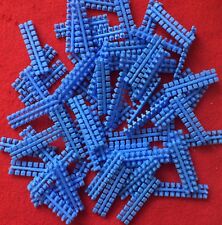 50 Ministeck Einserstreifen Streifen Steine Mosaikstein Farbe 31624 mittelblau