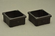 50x50mm square plastic