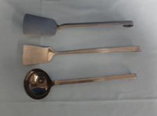 GRÖMO/RÖSLE - 3 x Küchenhelfer - Schöpfkelle und 2 Pfannenwender