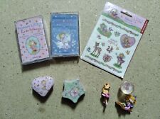 Lillifee Konvolut: Figuren, Aufkleber, Schachtel, Kassetten, sehr guter Zustand!