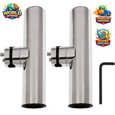 Edelstahl Rutenhalter 2 Stück