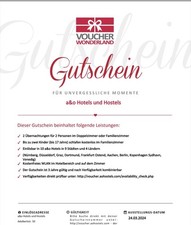 Hotelgutschein berlin - a&o,