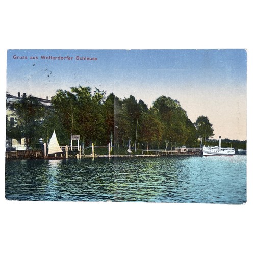Postkarte woltersdorf - postkarte,