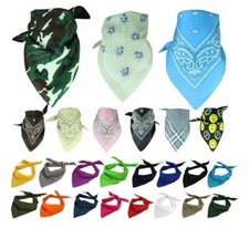 Dreieckstuch / Dreieckstuch / Dreieck  Bandana Halstuch Kopftuch uni Muster