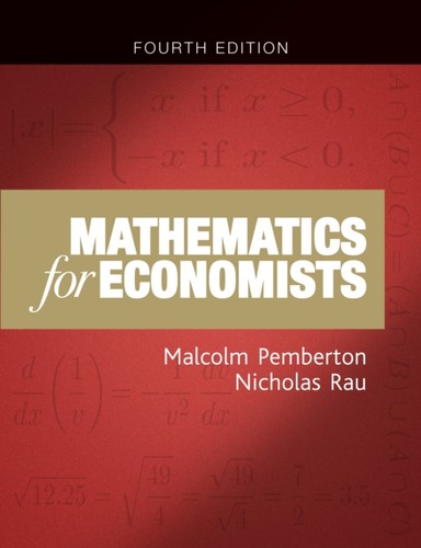 Mathematics for economists - , by