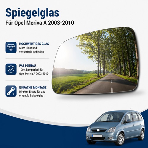 Fahrerseite links spiegelglas - links,
