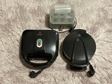 Silvercrest Sandwichmaker, Waffeleisen & Ambiano Eierkocher – Set in Top-Zustand