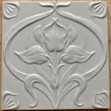 Originale Jugendstil Fliese