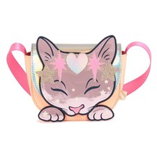 BILLIEBLUSH kleine Kinder Handtasche Katze Glitzer