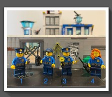 LEGO Polizei Minifiguren zur