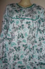 Warmes Damen Nachthemd weiß