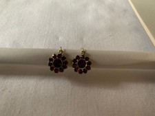 Ohrringe Granat 333 Gold Granatschmuck