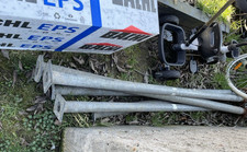 4 Drehsteifen -Stahlrohre aus