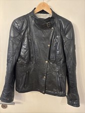 Belstaff Gold Label Lederjacke Gr. 40-42 schwarz Top Zustand!