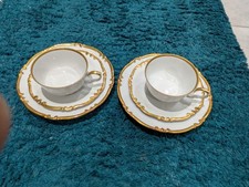 2 x Art Deco Prunk Sammeltasse